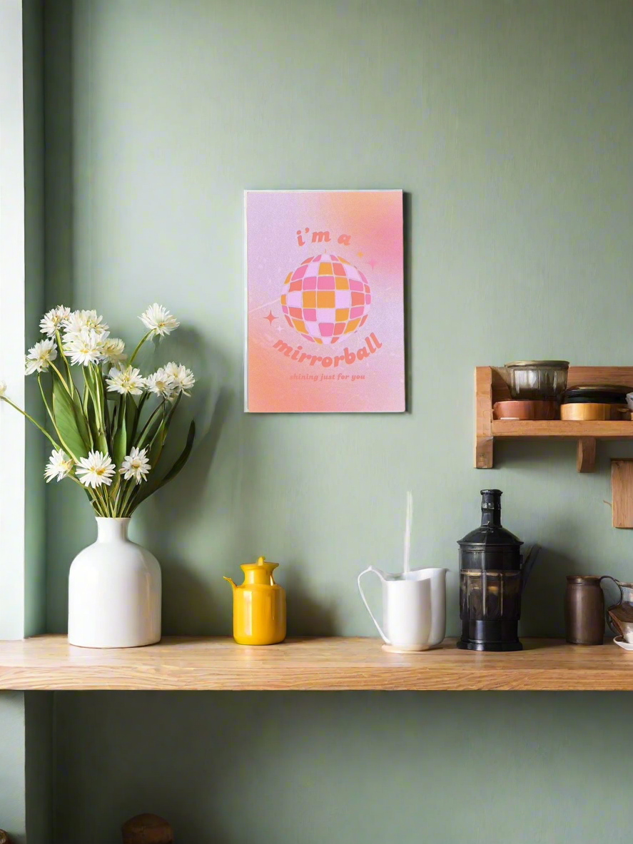 ‘Mirrorball’ Taylor Swift inspired A3 print