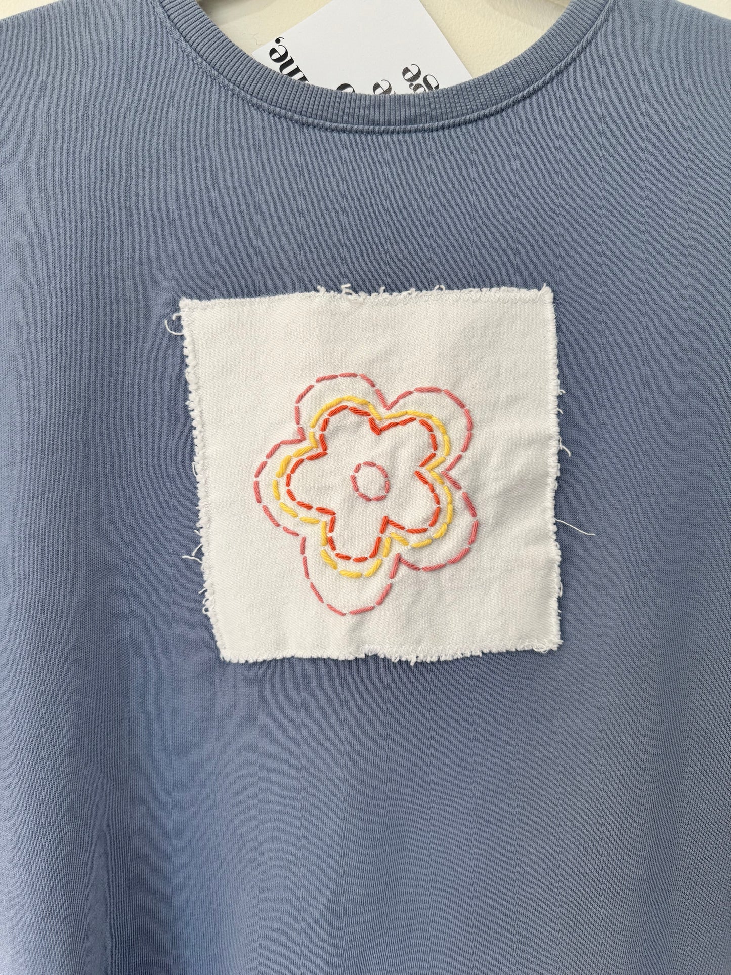 Blue patch t-shirt