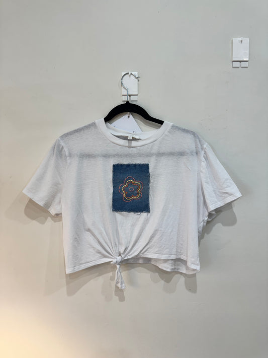 White patch t-shirt