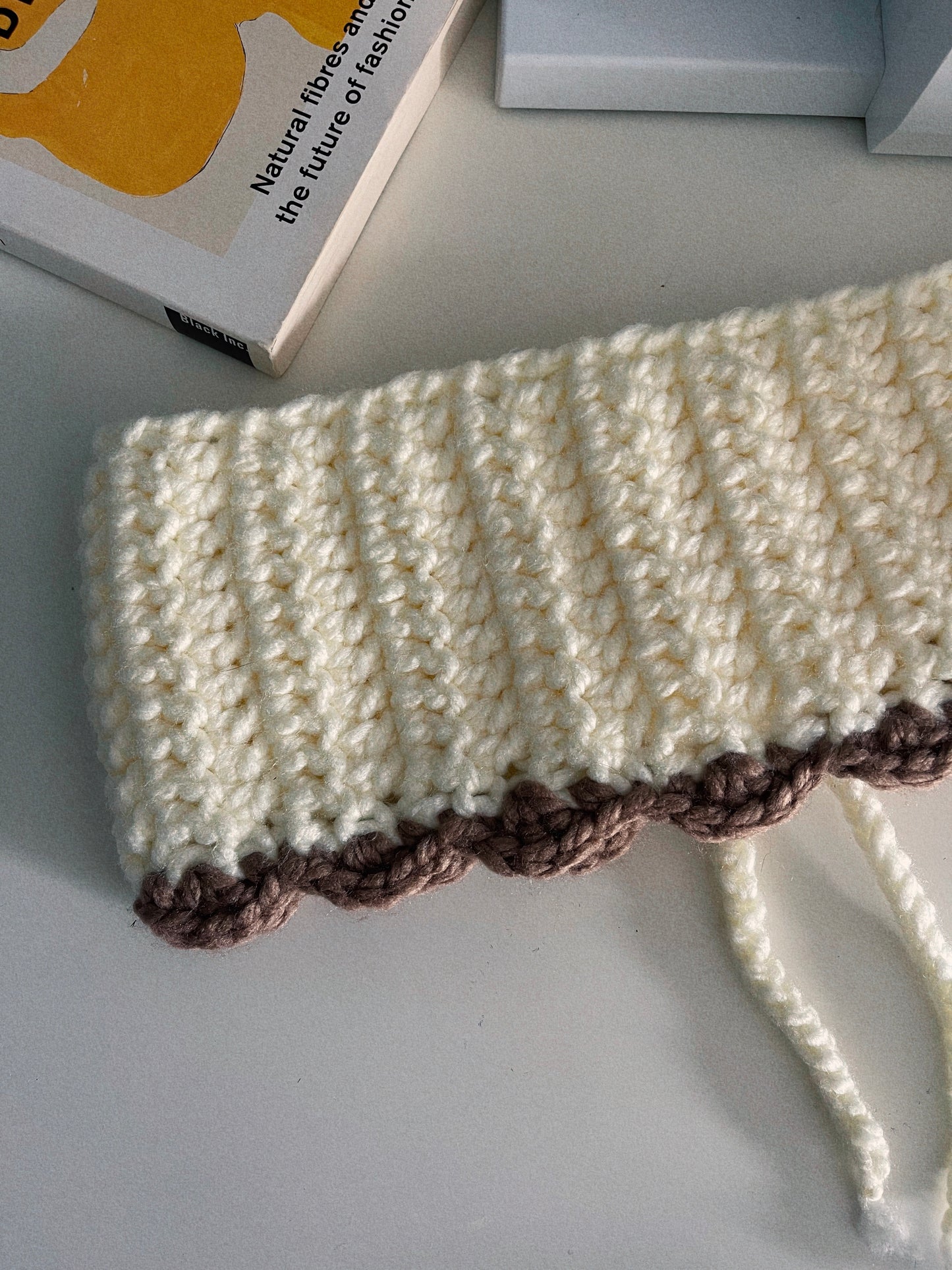 Cream Crochet Corset
